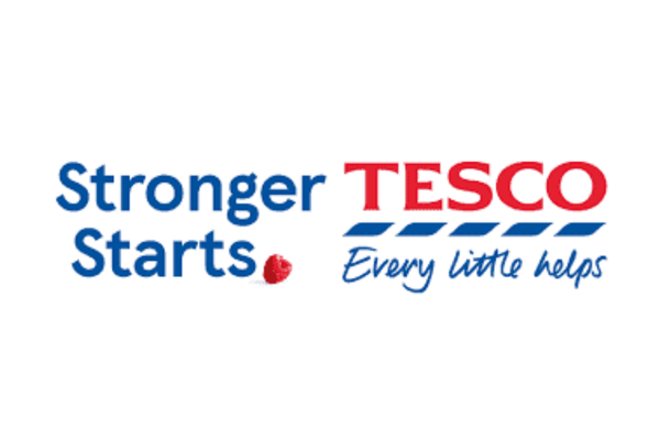 TESCO_ Stronger Starts logo