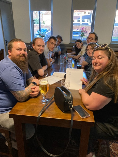 Social evening at local Gosport Pub